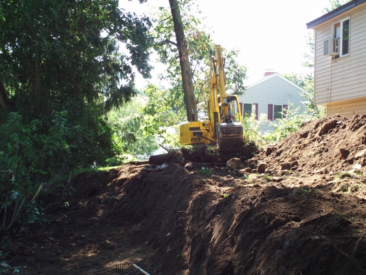 start wall  Tony Ioveno Excavating Bedford