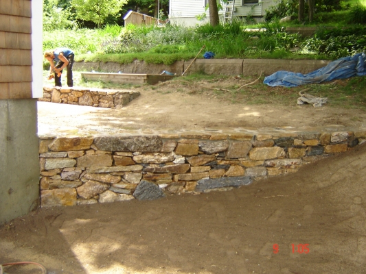 New England feild stone wall