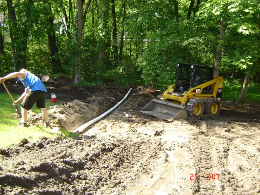 Yard Expansion and Gutter Drains