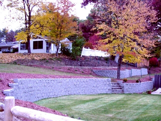 12 ft yard expansion & Ideal Stone Wall