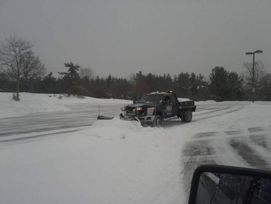 parking lot plowing