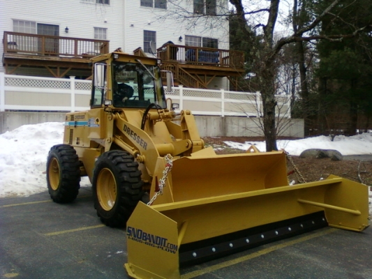 snow removal with loader